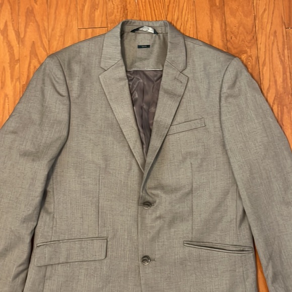 Perry Ellis Gray Men’s Slim Fit Blazer/ 44R - Picture 2 of 11